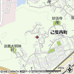 広島県広島市西区己斐西町周辺の地図