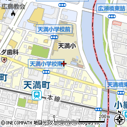 広島県広島市西区天満町周辺の地図
