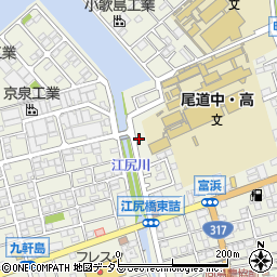 広島県尾道市向島町5559-15周辺の地図