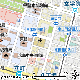 広島ＹＭＣＡ国際文化ホール周辺の地図