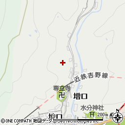 奈良県大淀町（吉野郡）増口周辺の地図