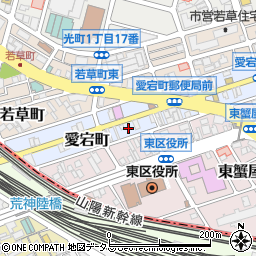 日産レンタカー広島新幹線駅前店周辺の地図
