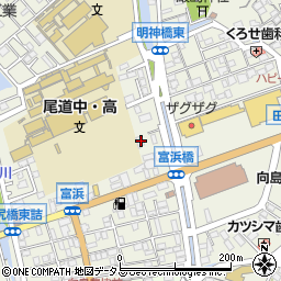 広島県尾道市向島町5543-7周辺の地図