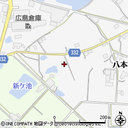 広島県東広島市八本松町原10885周辺の地図