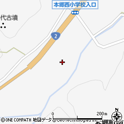 広島県三原市本郷町南方7483周辺の地図