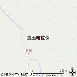 長崎県対馬市豊玉町佐保周辺の地図