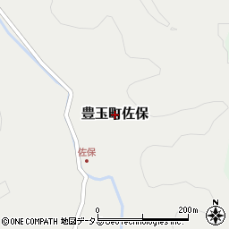 長崎県対馬市豊玉町佐保周辺の地図