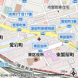 広島県広島市東区愛宕町周辺の地図