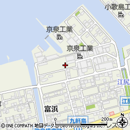 広島県尾道市向島町富浜5588-25周辺の地図