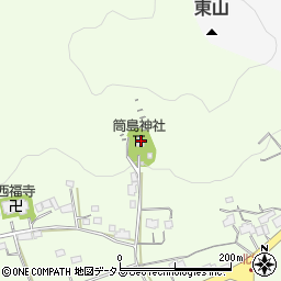 筒島神社周辺の地図