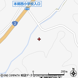 広島県三原市本郷町南方7434周辺の地図