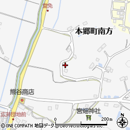 広島県三原市本郷町南方5087周辺の地図