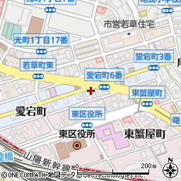 日本体育施設株式会社　広島営業所周辺の地図