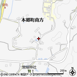 広島県三原市本郷町南方5132周辺の地図