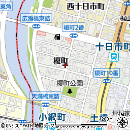 タイムズ榎町第２駐車場周辺の地図