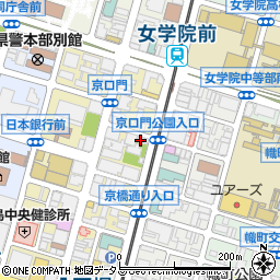 ウェディングワン広島周辺の地図