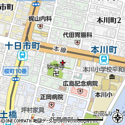 広島・本覚寺周辺の地図