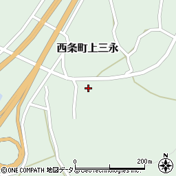 広島県東広島市西条町上三永1331周辺の地図