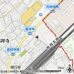 住一ホテル関空店駐車場(6)周辺の地図