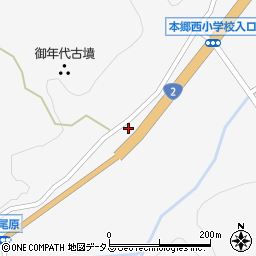 広島県三原市本郷町南方7688周辺の地図