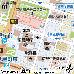 広島県自治会館周辺の地図