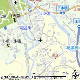 大阪府貝塚市水間600周辺の地図