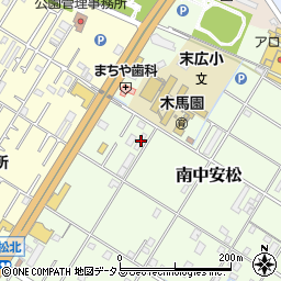 大阪府泉佐野市南中安松1466周辺の地図