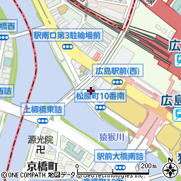 アパホテル　広島駅前周辺の地図
