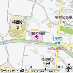 萩市役所　スポーツ振興課周辺の地図