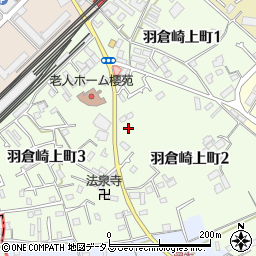 大阪府泉佐野市羽倉崎上町周辺の地図