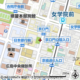 京口門公園周辺の地図