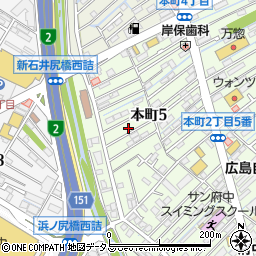 広島県安芸郡府中町本町5丁目11周辺の地図