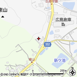 広島県東広島市八本松町原10883周辺の地図