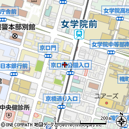 管理者養成学校　広島事務所周辺の地図