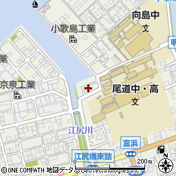 広島県尾道市向島町富浜5548-40周辺の地図