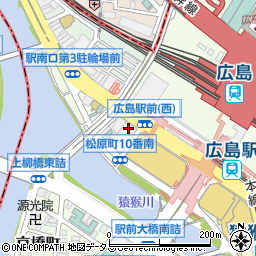 だんまや水産 広島駅前2号店周辺の地図
