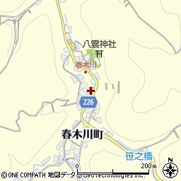 大阪府和泉市春木川町605-1周辺の地図