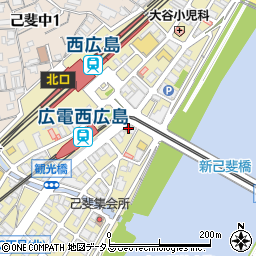 カレーハウスＣｏＣｏ壱番屋西広島駅前店周辺の地図