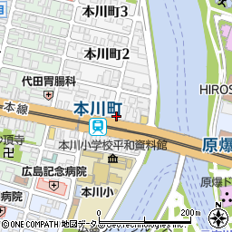 きてや 広島本川店周辺の地図