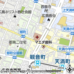 広島西郵便局　荷物集荷周辺の地図