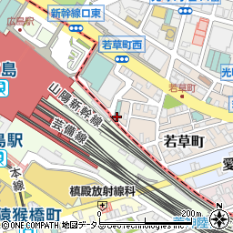 トヨタレンタリース広島広島新幹線口店周辺の地図