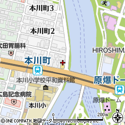 本川リバーサイドビル周辺の地図