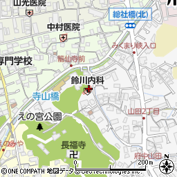 鈴川内科クリニック周辺の地図