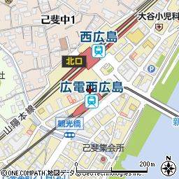 花小路 広島周辺の地図