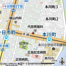 株式会社綜合キャリアオプション広島周辺の地図