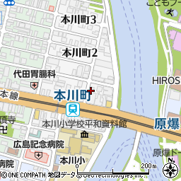タイムズ本川町第３駐車場周辺の地図