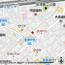 広島県三原市宮浦周辺の地図