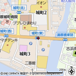 城町南周辺の地図