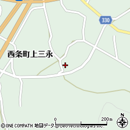 広島県東広島市西条町上三永1115周辺の地図