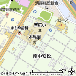 大阪府泉佐野市南中安松1737周辺の地図